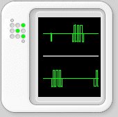 Shakti uses two channels, sent through a computer sound device.